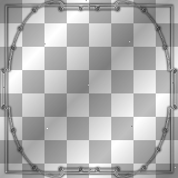 RAMCIA  FRAME TRANSPARENT BORDER SILVER