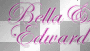 Bella & Edward In Edwardian Script~Pink