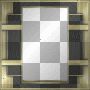 RAMCIA  FRAME ANIMATED  BORDER GLITTER GOLD BLACK