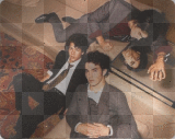 nick y kevin y joe en el espejo