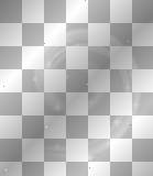 White swirl stars deco