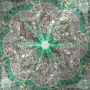 Background glitter deco vintage green