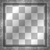 Frame glitter deco silver