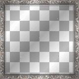 Frame glitter deco silver