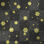 Deco Glitter Snowflakes BG~Yellow