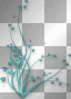 Deco Heart Leaves Grass~Teal