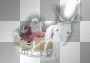 ♥ Santa Claus and white reindeer ♥  [ORIGINAL made by crissandy]