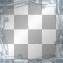 Frame overlay winter snowflakes