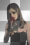 goth woman with a rose transparent [nermai]