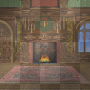 Partially Decorated Holiday Room Background ~ Cscrap