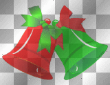christmas "merry christmas" red green bells