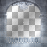 winter background frame