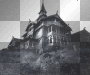 Black White Grey Gray png transparent landscape haunted house goth gothic dark frame deco background harry potter