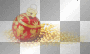 Deco red gold