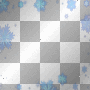 Frame overlay winter snowflakes blue