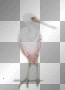 WINTER ZIMKA TRANSPARENT PINK BIRD