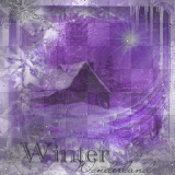 Winter Wonderland BG~Purple