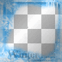 Winter Wonderland Frame~Blue Winter Wonderland Frame~Blue