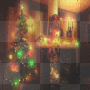 Animated Decorated For The Holiday Background ~ Natale Collection