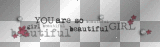 Wordart you are so beautiful girl 