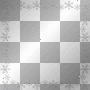 Frame Christmas snowlakes silver glitter deco animated