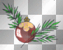 anime christmas decoration ball glitter
