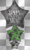 Stars Balloons Happy new year