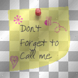 Don't forget to call me