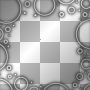 Black and White Circles Frame