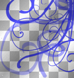 Blue png transparent border deco background frame