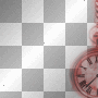 red clock black deco ©dK
