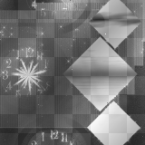 NEW YEAR SYLWEK  2011 BACKGROUND BLACK SILVER CLOCK