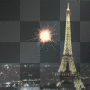 Background glitter new year Paris