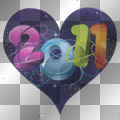ღ Happy New Year / Heart - by Nina ღ