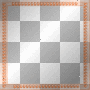 Deco Transparent Heart Frame~Orange