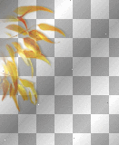 Leaves border gold 