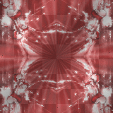 Animated background red hearts 