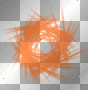 Orange png transparent deco frame border background light