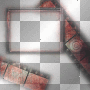 film scrip frame vintage red black ©dK