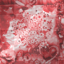 Deco Love & Hearts BG-Red~KCF