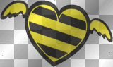 EMO DECO HEART WINGS ANIMATED