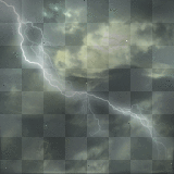 dark green sky with lightning