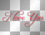 i love you text quote red ©dK