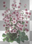 Pink flowers spring deco summer deco