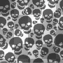 black/white skulls background