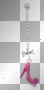 GLITTER GLITY DECO ANIMATED PINK
