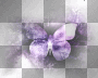 Butterfly deco purple