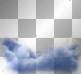 landscape blue clouds stars