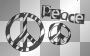 Peace Simbol Black and White Peace Simbol Black and White