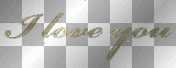 SERCE HEART LOVE valentine  GOLD